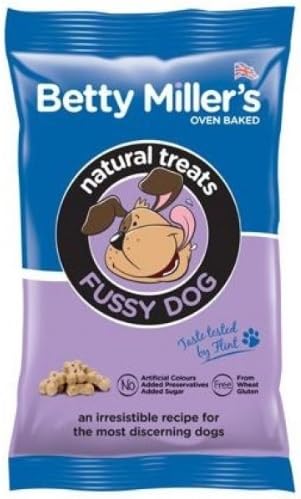 Betty Miller s Oven Baked Yummy Natural Treats 'Fussy Dog' X 8 100G