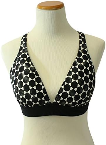 Jag Swimwear Women's Mykonos Dot Convertible Bikini Top Large Black