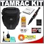 Tamrac 5625 Pro Digital Zoom 5 Digital SLR Camera Holster Bag (Black) + Accessory Kit for Canon Rebel T3, T3i, T1i, T2i, EOS 60D, 5D, 7D, Nikon D3000, D3100, D5000, D5100, D7000, D300s, Olympus Evolt E-5, E-30, E-620 & Sony Alpha A560, A580, A33, A35, A55