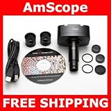 10MP Microscope HD Video Photo Color Digital Camera + Calibration Kit