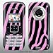 LG enV VX9900 Pink Zebra Skin 98068