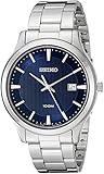 Seiko Men's SUR049 Stainless Steel Bracelet Watch with Blue Dial