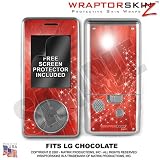 Stardust Red Cherry WraptorSkinz Skin for LG Chocolate vx8500 phones by TuneTattoozTM