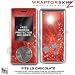 Stardust Red Cherry WraptorSkinz Skin for LG Chocolate vx8500 phones by TuneTattoozTM