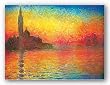 Dusk Venice by Claude Monet 24"x36" Art Print Poster