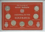 Farewell To The Sixpence 6d (Queen Victoria to Elizabeth II) Coin Collector Sixpences Set