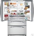 GE Profile: PGCS1NFYSS 20.7 cu. ft. Counter-Depth French-Door Refrigerator with 4 Adjustable Glass S