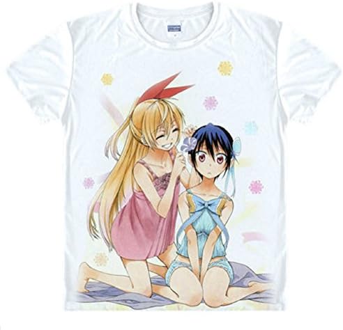 Nisekoi Ichijyo Raku Kosaki Chitoge Short-Sleeved T-Shirt Cosplay Costume