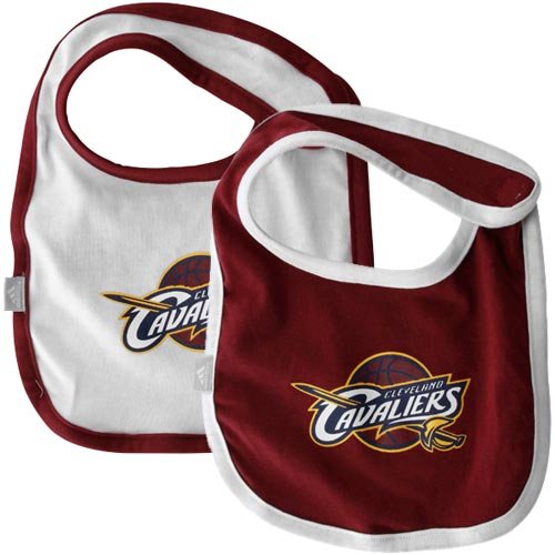 adidas Cleveland Cavaliers Wine-White 2-Piece Bib Set