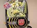 Cartoon Network Transformers Animated Bumblebee Black & Yellow Holographic Backpack