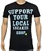 Air Jordan Nike Support Your Local Sneaker Shop Shirt-Black/blue