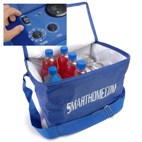 Portable Soft-Sided AM/FM Radio/Cooler