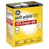 GE 90306- 100A/W/LL A19 Light Bulb - 2 pack