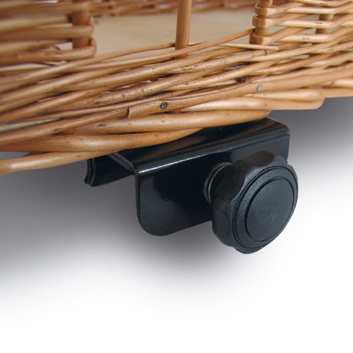 Basil Unisex Adult BAS54006 Rear Dog Basket - Nature Brown