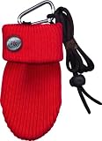 Produkt-Bild: Vivanco J-Straps T&S Handysocke aus dicker Baumwolle f&uuml;r Handy und MP3-Player, inklusive Hansband mit Karabinerhaken, Rot