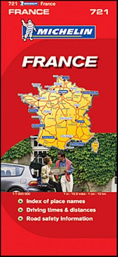Michelin Map No. 721: (French Edition)
