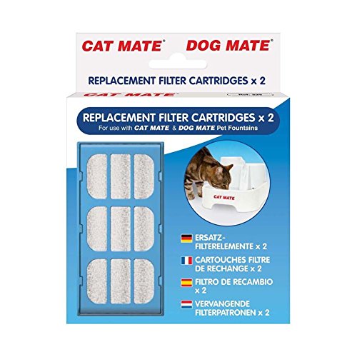 Cat Mate Replacement Filter Cartridges 3-count (Six Total Cartridges)