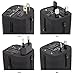 ETvalley Universal All-in-one Travel Power International Adapters with Dual USB Ports and Nightlight Built-in LED, Color Black