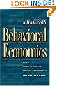 Advances in Behavioral Economics (The Roundtable Series in Behavioral Economics)