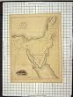 C1880 Map Countries Egypt Canaan Great Sea Pyramids
