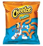 Cheetos Cheese Snacks, Puffs, 0.875-Ounce Packages (Pack of 104)