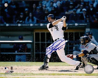 Autographed/Hand Signed 8x10 Photo Paul Konerko Chicago White Sox