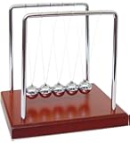 5.5" Wood Grain Newton's Cradle