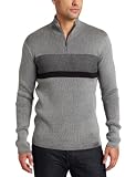 Calvin Klein Jeans Men's IVP 12GG Ribbed Chest Stripe Sweater