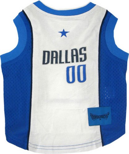 NBA Pet Mesh Tank Top, Medium, Dallas Mavericks