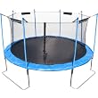 Ultrafit Jumper trampoline de jardin 430 cm avec filet de s�curit� / 4 pieds - Conforme aux DERNI�RES directives en mati�re de s�curit� Mod�le 2011 - jusqu'� 180kg