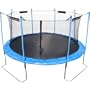 Ultrasport trampolino da giardino 430 cm inclusa rete di sicurezza - direttiva per la sicurezza Modello 2012 pi� nuovo