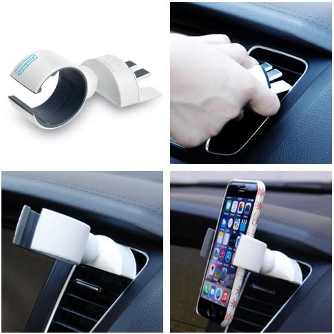 Car Mount, xenomix (TM) C lock Universal CD &amp; Air Vent Smartphone Car Mount Holder Cradle for Samsung Galaxy S5 S4 S3 Galaxy Note 3 Note 2 iPhone 6 6+ 5S 5C 5 4S 4 iPod Touch