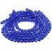 Cobalt Round FP Chinese Crystal Beads 10mm 14" Strand