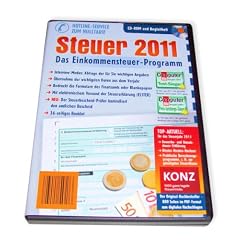 Steuer 2011 - TOP-aktuell f�r Steuererkl�rung 2011 + KONZ 1000 ganz legale Steuertricks, 800 Seiten im PDF-Format zum digitalen Nachschlagen !!