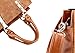 JiYe Womens Retro Leather Leisure Hangbag Shoulder Bag
