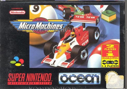 Micro Machines Super Nintendo Snes