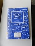 Cumulated fiction index, 1990-1994