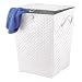 Kitchen & Housewares : Whitmor Laundry Hamper - White