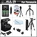 All In Accessories Kit For Panasonic Lumix DMC-LZ20, DMC-LZ20K, DMC-LZ20R, DMC-LZ30 DMC-LZ30K Digital Camera Includes 57 Tripod w/Case + 7 Flexible Tripod + 4AA High Capacity Rechargeable NIMH Batteries + AC/DC Rapid Charger + Deluxe Carrying Case +More