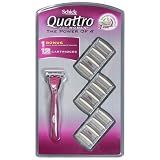 Schick Quattro for Women Razor plus 12 Cartridges
