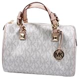 MICHAEL KORS Grayson Large Logo Satchel Womens Handbag