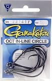 Octopus Circle Hook Zero Offset 6per pk/Blk/ Size 7/0