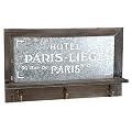 Paris Garderobe Gaderobenleiste Kleiderhaken Gaderobenhaken Vintage Holz
