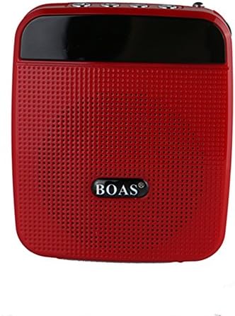 BOAS BQ-800 Teaching Microphone Special Amplifier for Tours Guide External Voice Loudspeaker Support U Disk/tf Card(Red)