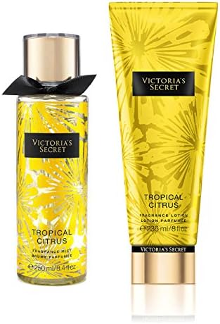 VICTORIA'S SECRET FANTASIES, Tropical Citrus Fragrance Body Mist &amp; Body Lotion Set