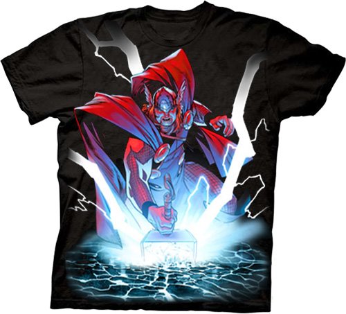  The Mighty Thor Crush Black T-shirt Tee