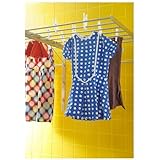 Ikea Stainless Steel Wall Mounted Laundry Drying Rack, Silver