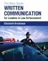 The Blue Guide: Written Communication for Leaders in Law Enforcement