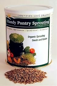 Organic Rye Grain Seeds - 5 Lb Re-Sealable Can - Rye Seed / Grains for Flour, Bread, Sprouting, Rye Grass & More.
