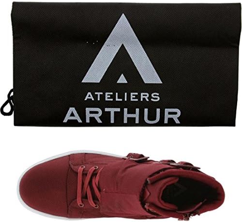 Ateliers Arthur Men's Tuskegee High Top Sneaker,Cordovan,10.5 M US